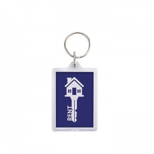 Porta-Chaves CR-OP retangular com abertura f�cil, acr�lico