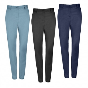 CAL�AS STRETCH ACETINADAS PARA SENHORA JARED WOMEN CORES