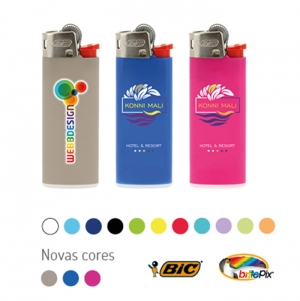 ISQUEIRO BIC� J25 STANDARD IMPRESS�O 1 COR