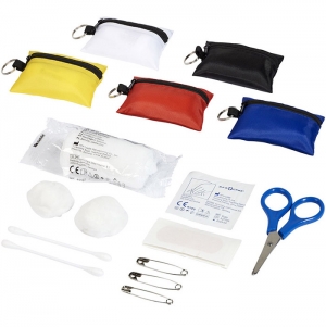 Bolsa de primeiros socorros com 16 pe�as e porta-chaves 'Valdemar'