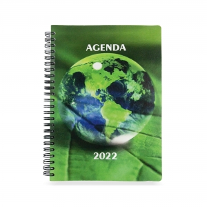 AGENDA SEMANAL A5 ESPIRAL ECO PERSONALIZ�VEL