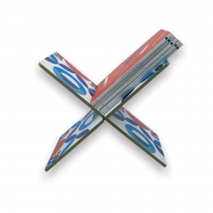 PORTA REVISTAS EM X PERSONALIZ�VEL