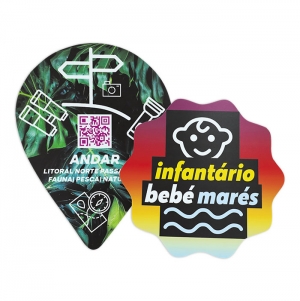 SINAL�TICA 40X30CM EM PVC 3MM PERSONALIZ�VEL