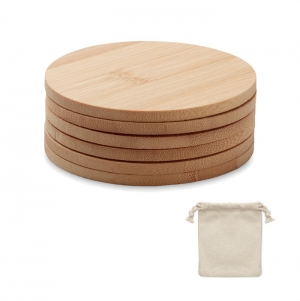 BAYIN SET Conjunto de 6 bases para copos