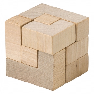Puzzle de cubo de madeira Amber