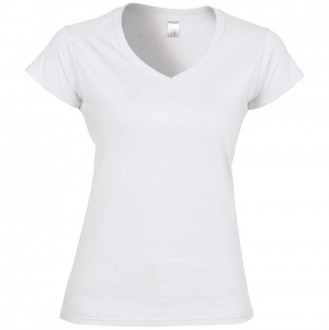 SOFT STYLE LADIE'S V-NECK T-SHIRT T-shirt de senhora com decote em V