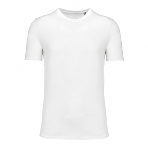 T-shirt decote redondo de manga curta unissexo