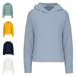 Sweatshirt de senhora com capuz Lounge Bio