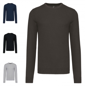 Camisola de homem decote redondo