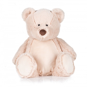 Urso de peluche com fecho