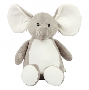 Elefante de peluche com fecho