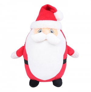Pai Natal de peluche com fecho