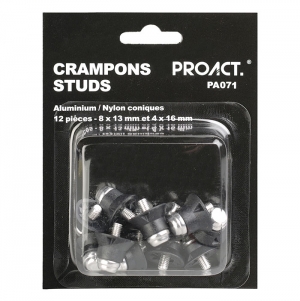 Caixa de 12 grampos em alumnio/nylon cnicos