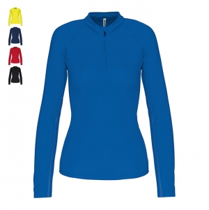 SWEAT DE CORRIDA 1/2 FECHO DE SENHORA