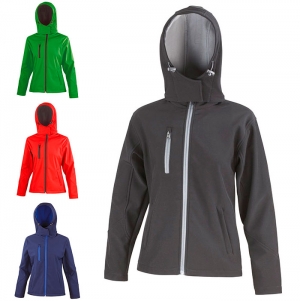 Casaco softshell de senhora com capuz TX Performance