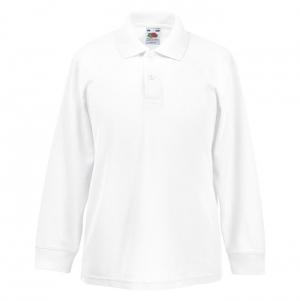 Polo criana 65/35 de manga comprida
