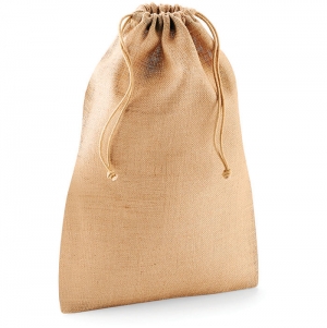SACO DE JUTA COM CORDES