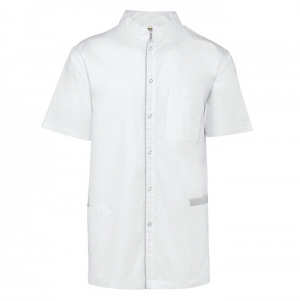 Bata polister/algodo com molas de presso de homem