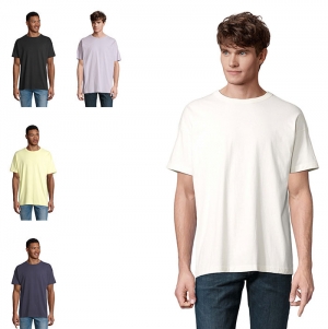 T-SHIRT HOMEM OVERSIZED BOXY CORES