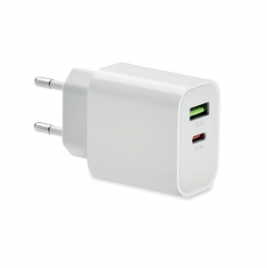 PORT Carregador USB 18W 2 portas UE