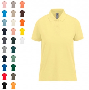 POLO MULHER B&C MY POLO 210G - 100% ALGODO