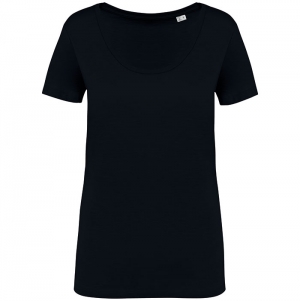 T-shirt eco-responsvel slub de senhora