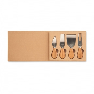 QUATTRO Set de 4 facas para queijo