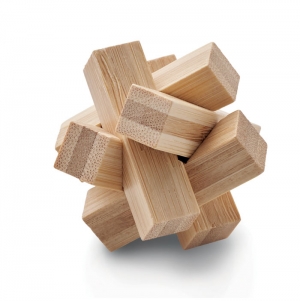CUBENATS Puzzle bambu forma de estrela