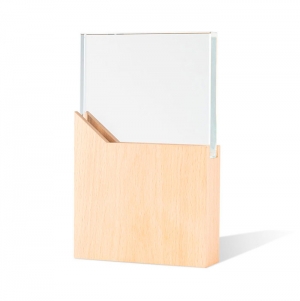 TROF�U EM MADEIRA E VIDRO