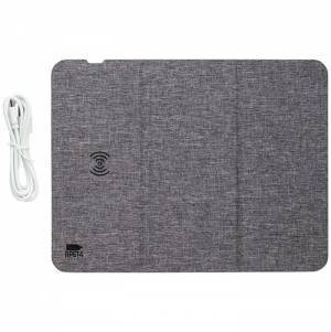 Tapete de rato com carregador r�pido sem fios rPET Selene