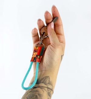 PORTA CHAVES CORD�O DE ALGOD�O PERSONALIZ�VEL