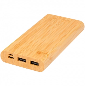 Powerbank de 10,000mAh em bambu 'Tulda'