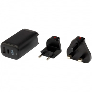 Carregador de viagem PD de plstico reciclado de 25 W 'ADAPT'