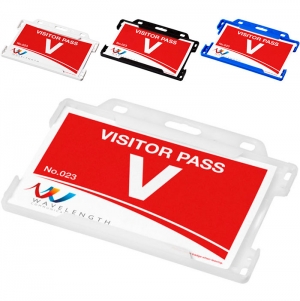Porta-cartes de plstico reciclado 'Vega'
