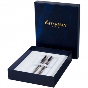 Caixa de presente com duas canetas 'Waterman'