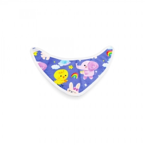 BABETE TRIANGULAR TECIDO TOALHA PERSONALIZ�VEL