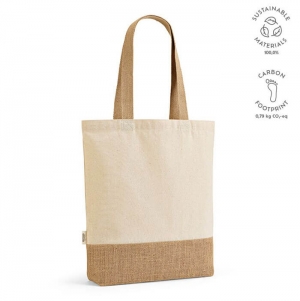 Saco Puncak em Algod�o Reciclado 180gsm e Juta 275 gsm