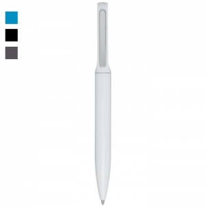 Esferogr�fica de alum�nio reciclado 'Blanca' (tinta azul)