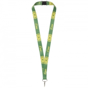 Lanyard em RPET -  'Bucks' com fecho de seguran�a