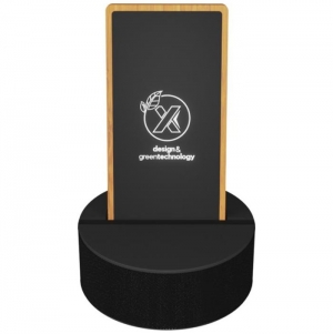 Base com coluna 2 x 3 W e carregador de induo de 10 W 'SCX.design W18'