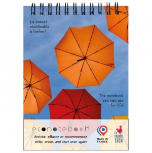 Bloco de notas com capa padro 'EcoNotebook NA6'