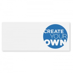 3 pensos r�pidos personaliz�veis num envelope de papel kraft impresso a cores