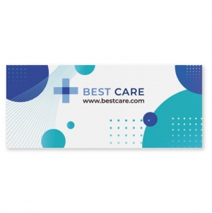 3 pensos r�pidos num minienvelope de papel impresso a cores