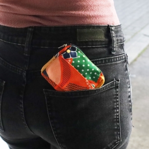 BOLSA RPET P/CART�ES/PORTA MOEDAS PERSONALIZ�VEL