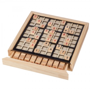 Jogo de sudoku de madeira Christa