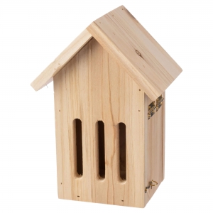 Casa de borboletas de madeira de pinho Anita