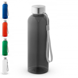 ENDERS M. Garrafa em PET reciclado (100% rPET) com acabamento translcido brilhante 600 mL