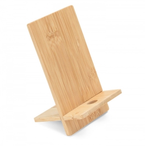 GALEN. Suporte para telemvel em bambu, desmontvel em duas partes