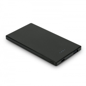 DENNING. Power bank 5'000 mAh slim em ao inoxidvel