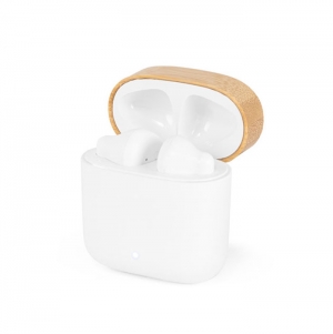 COBAIN. Auriculares sem fios com 5h de autonomia em ABS reciclado (100% rABS) e bambu